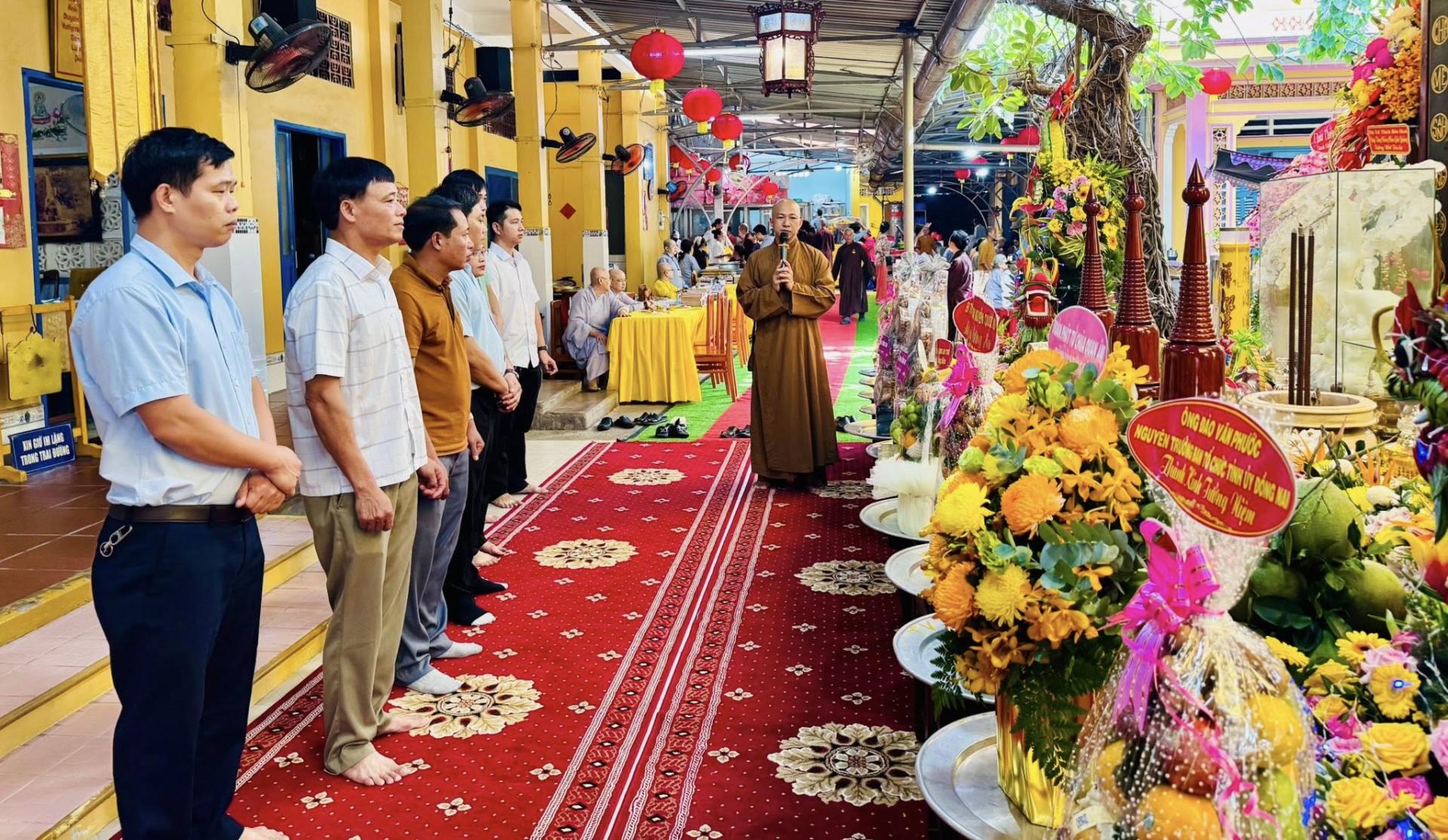 Ngày thứ hai Lễ Húy kỵ Hòa Thượng Tôn sư Thiện Phước Nhựt Ý.